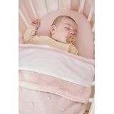 Meyco Baby Mini Knots teddy ledikant deken soft pink 2.0 TOG