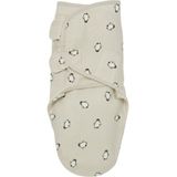 Meyco Baby Penguin Swaddle Puckdecke Soft Sand