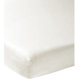 Meyco Baby Uni hoeslaken wieg - offwhite - 40x80/90cm