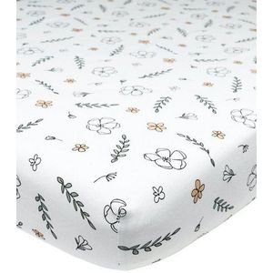 Meyco Baby Floral hoeslaken wieg - multicolour - 40x80/90cm