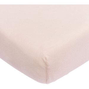 Meyco Baby Uni hoeslaken wieg - soft pink - 40x80/90cm