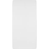 Meyco Baby Uni molton stretch hoeslaken ledikant - white - 60x120cm