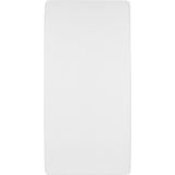 Meyco Baby Uni molton stretch hoeslaken ledikant - white - 60x120cm