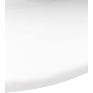 Meyco Baby Uni hoeslaken boxmatras - white - rond 90/95cm