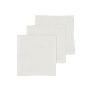Meyco Baby Uni monddoekjes - 3-pack - hydrofiel - offwhite - 30x30cm