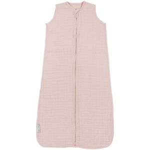 Meyco Baby Uni baby zomerslaapzak - pre-washed hydrofiel - soft pink - 70cm - 0.5 TOG