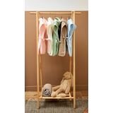 Meyco Baby Uni badponcho - badstof - soft pink - 1-3 jaar