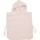 Meyco basic badstof badponcho 1-3 jaar soft pink