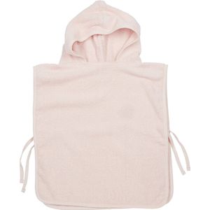 Meyco Baby Uni badponcho - badstof - soft pink - 1-3 jaar