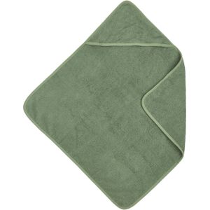 Meyco Baby Uni badcape - badstof - forest green - 75x75cm