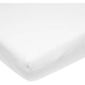 Meyco Baby Uni molton stretch hoeslaken co sleeper white
