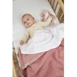 Meyco Baby Hearts ledikant laken - soft pink - 100x150cm - 0.3 TOG