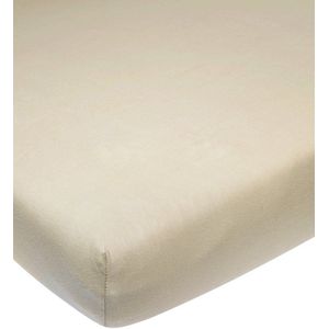 Meyco Baby Uni hoeslaken juniorbed - sand - 70x140/150cm