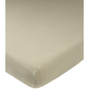 Meyco Baby Uni hoeslaken juniorbed - taupe - 70x140/150cm