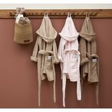 Meyco Baby Uni badjas badstof soft pink