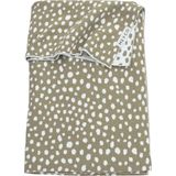 Meyco Baby Cheetah wiegdeken - taupe - 75x100cm - 1.0 TOG
