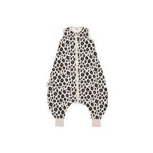 Meyco Baby Leopard baby zomer slaapoverall jumper - sand melange - 92cm