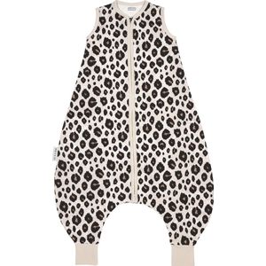 Meyco Baby Leopard baby zomer slaapoverall jumper - sand melange - 104cm - 0.5 TOG