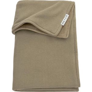 Meyco Ledikantdeken Velvet Knit Basic Taupe