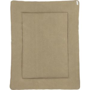 Meyco Baby Knit Basic boxkleed - taupe - 77x97cm