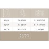 Meyco Baby - Uni - Slaapoverall Jumper - Soft Olive - 80cm - 0.5 TOG