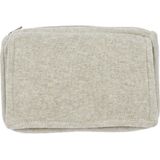 Meyco Baby Knit Basic billendoekjesetui - sand melange
