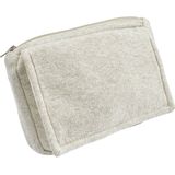 Meyco Baby Knit Basic billendoekjesetui - sand melange
