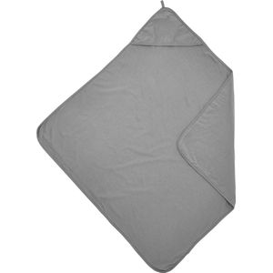 Meyco Baby Uni badcape - grey - 80x80cm