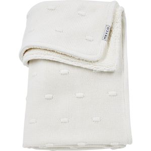 Meyco Bettdecke Knots Teddy Offwhite 100X150cm