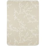 Meyco Baby Branches ledikant deken - geweven - sand - 100x150cm - 1.0 TOG