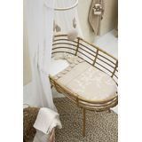 Meyco Baby Branches ledikant deken - geweven - sand - 100x150cm - 1.0 TOG