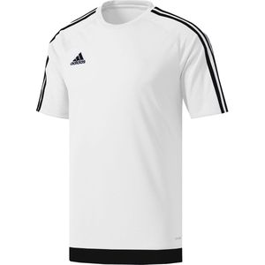 adidas - Estro 15 Jersey - Sportshirt - Wit/Zwart - 100% Polyester
