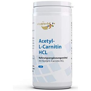 Vita World Acetyl-L-Carnitine HCL - 120 Capsules VEGAN - Gemaakt in Duitsland
