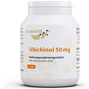 Vita World Ubiquinol 50mg- 120 Capsules - Gemaakt in Duitsland