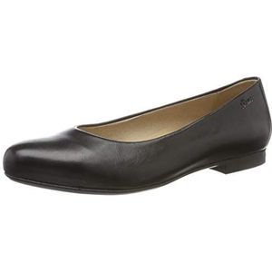 Sioux Hermina gesloten ballerina's voor dames, Zwart Zwart Zwart 62130, 42 EU