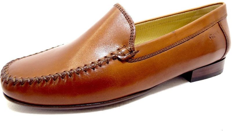 Mocassins - Campina - Nette Schoenen - Effen - Leer - Platte Hak