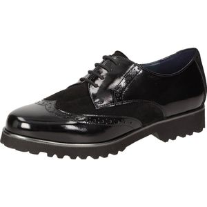 Sioux Meredith-703-h Oxford-schoenen voor dames, zwart, 36 EU Breed