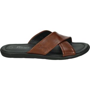 Pantoffels - Effen - Leer - Open Toe - Zachte Voering