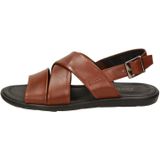 SIOUX - Mirtas - Sandalen - Bruin - Verstelbare Riemen - Gespsluiting