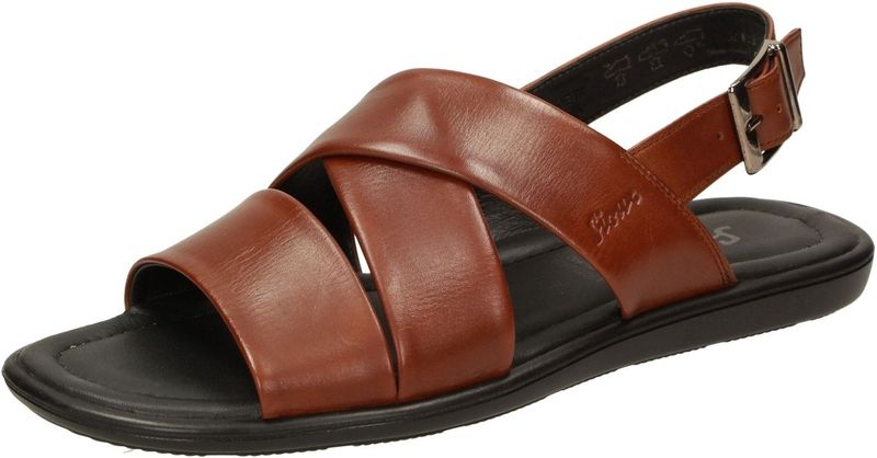 SIOUX - Mirtas - Sandalen - Bruin - Verstelbare Riemen - Gespsluiting