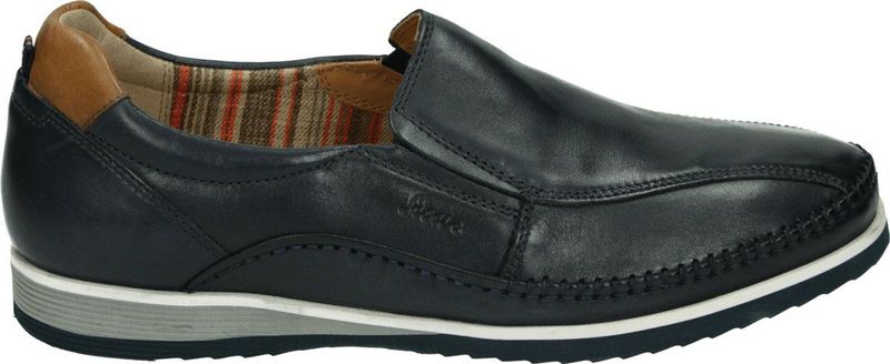 Mocassins - Hajoko - Effen - Leer - Slip-On - Ronde Neus