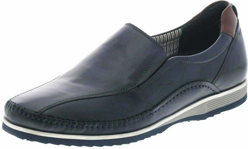 Mocassins - Hajoko - Effen - Leer - Slip-On - Ronde Neus