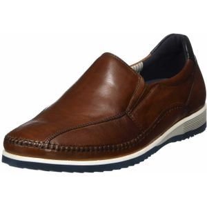 Sioux - HAJOKO-700 - Instappers - Cognac - Glad Leer - Rubber Zool
