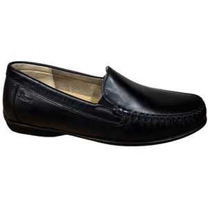 Mocassins - Effen - Glad Leer - Glanzend - Platte Hak