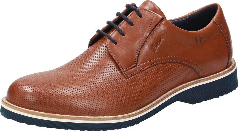 Casual Schoenen - Effen - Glad Leer - Snoersluiting