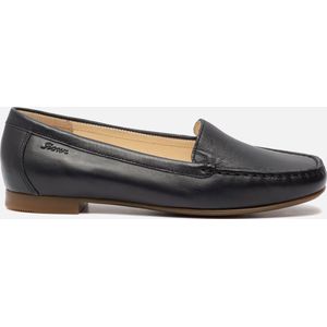 Mocassins - Zalla - Effen - Leer - Blokhak - Platte Hak