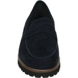 Instappers - Meredith - Effen - Leer - Suède - Platte Hak