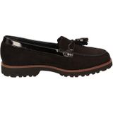 Sioux - Dames Loafers - Zwart - Leer