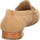 Mocassins - Effen - Leer/Suède - Blokhak - Platte Hak