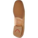 Mocassins - Effen - Leer/Suède - Blokhak - Platte Hak